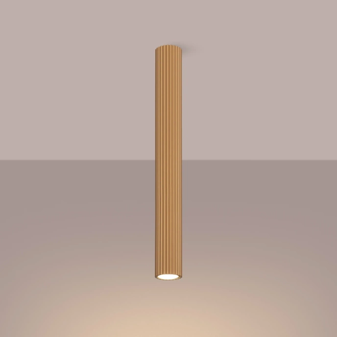 Taklampa KARBON 60 guld