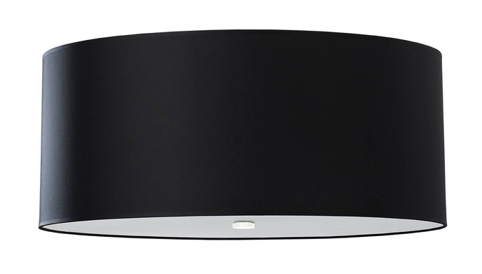 Plafond OTTO 70 svart + 6x LED-lampa E27 3000K varm 7,5W 620lm