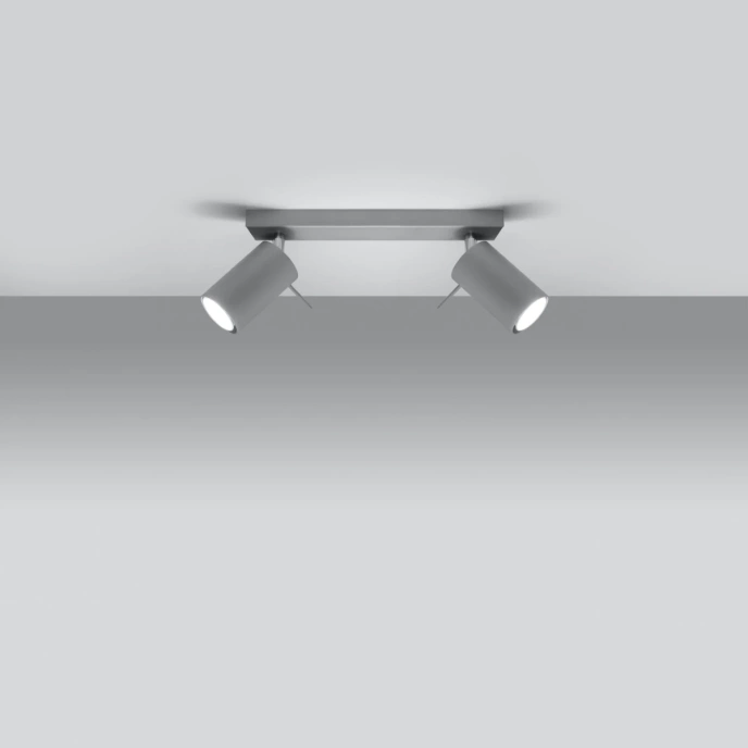 Taklampa RING 2 grå