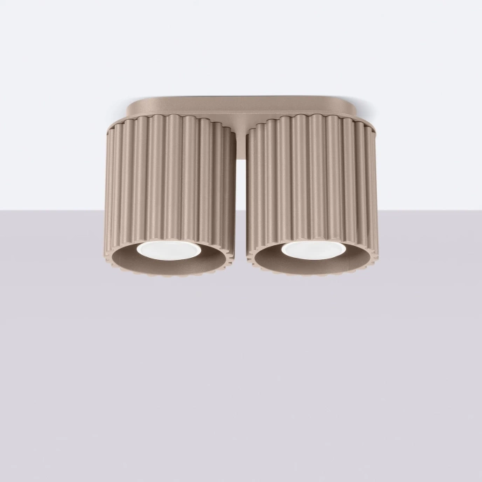 Taklampa AURA 2 taupe GU10