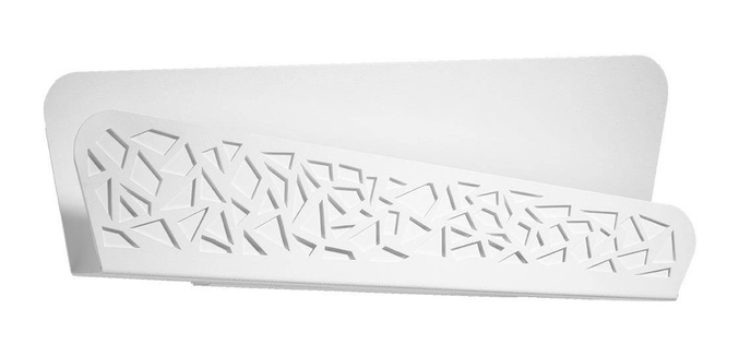 Vägglampa ALIZA vit + LED-lampa G9 3000K varm 4,5W 510lm