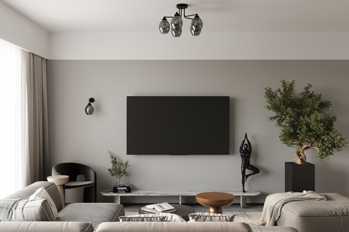 Vägglampa FILLAN 1 svart + 1x LED-lampa E27 3000K varm 7,5W 620lm