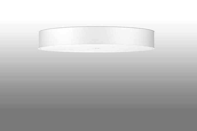 Plafond SKALA 100 vit + 6x LED-lampa E27 4000K Kall 7,5W 650lm