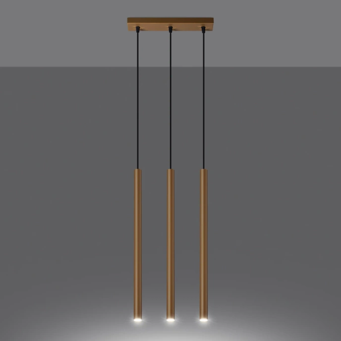 PASTELO 3L pendellampa i guld