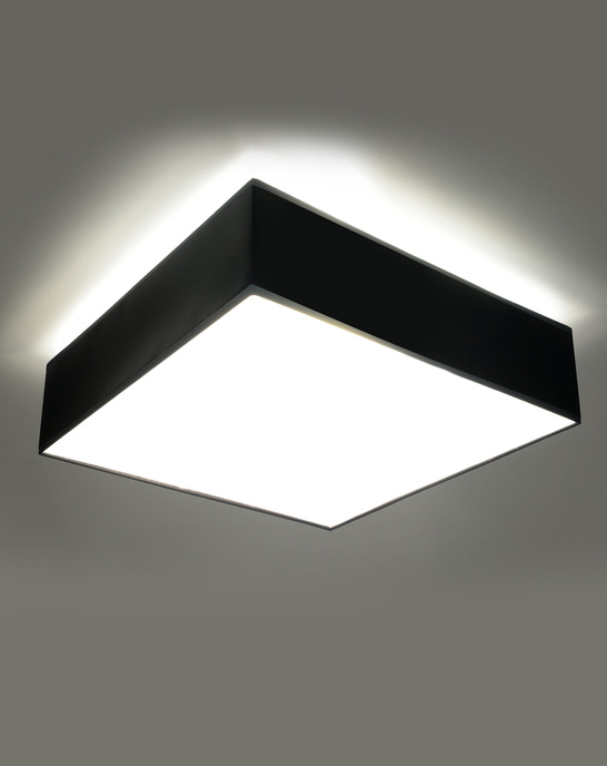 Takplafond HORUS 35 BLACK + 2x LED-lampa E27 4000K Cold 7,5W 650lm