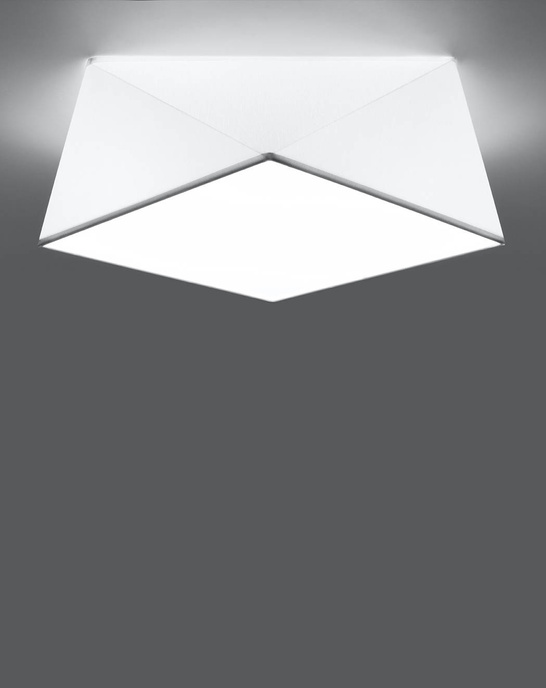 Plafond HEXA 35 WHITE + 2x LED-lampa E27 4000K Kall 7,5W 650lm