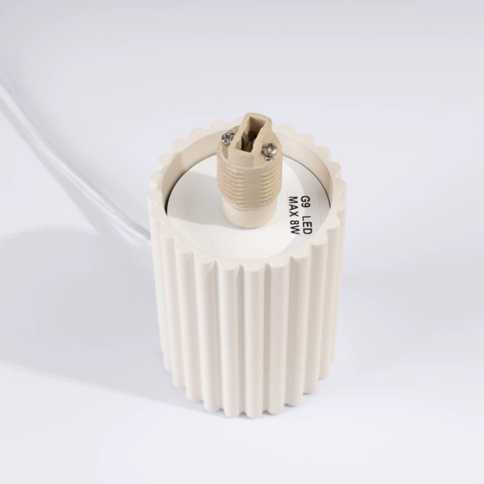 Bordslampa HALO beige