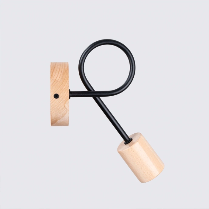 Vägglampa EMBER schwarz