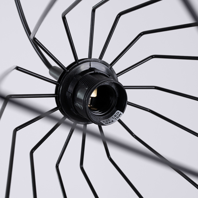 Pendellampa TRAPO svart