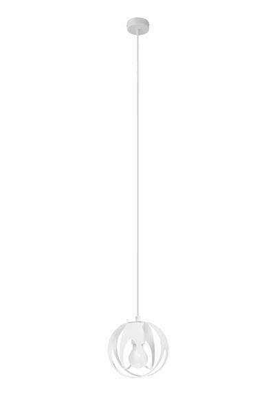 TULOS 1 taklampa vit + 1x LED-glödlampa E27 3000K varm 7,5W 620lm