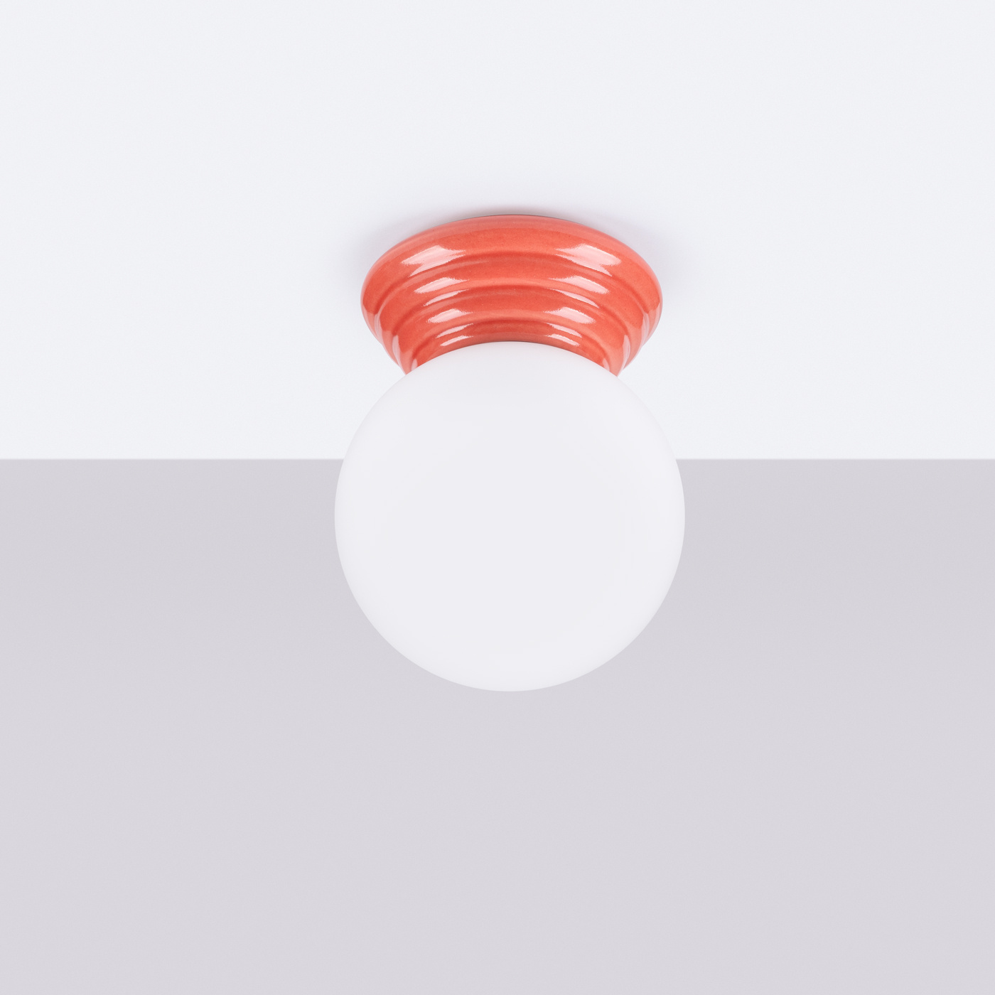 Taklampa ZORI persika IP44