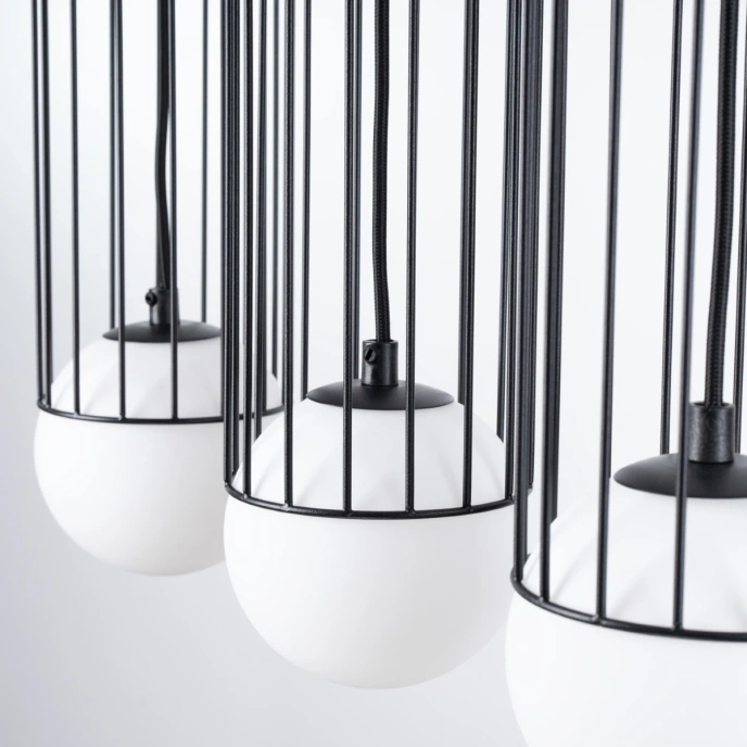 Pendellampa BRINA 3L svart