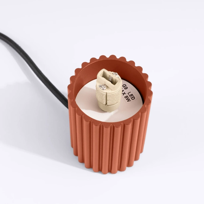 HALO skrivbordslampa ockraröd