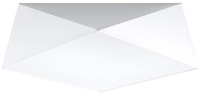 Plafond HEXA 45 WHITE + 3x LED-lampa E27 3000K varm 7,5W 620lm