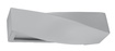 Keramisk vägglampa SIGMA grå + 1x LED-lampa E27 4000K Cold 7,5W 650lm