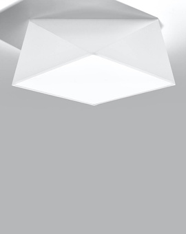 Plafond HEXA 35 WHITE + 2x LED-lampa E27 3000K varm 7,5W 620lm