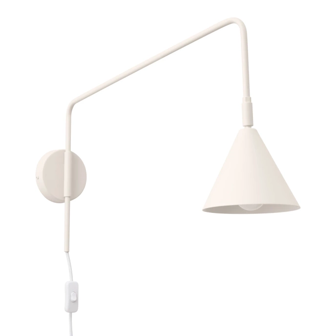 Vägglampa NOX beige