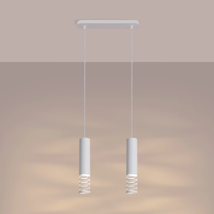 Pendellampa LAMI 2 vit