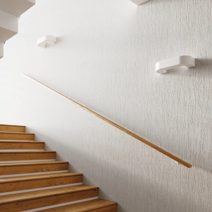 Keramisk vägglampa MAGNET vit