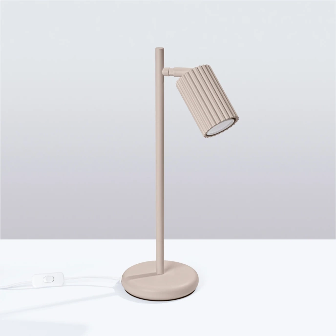 Bordslampa KARBON taupe