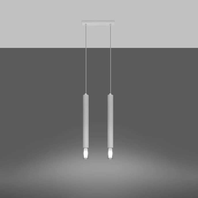 Pendel lampa WEZYR 2 vit