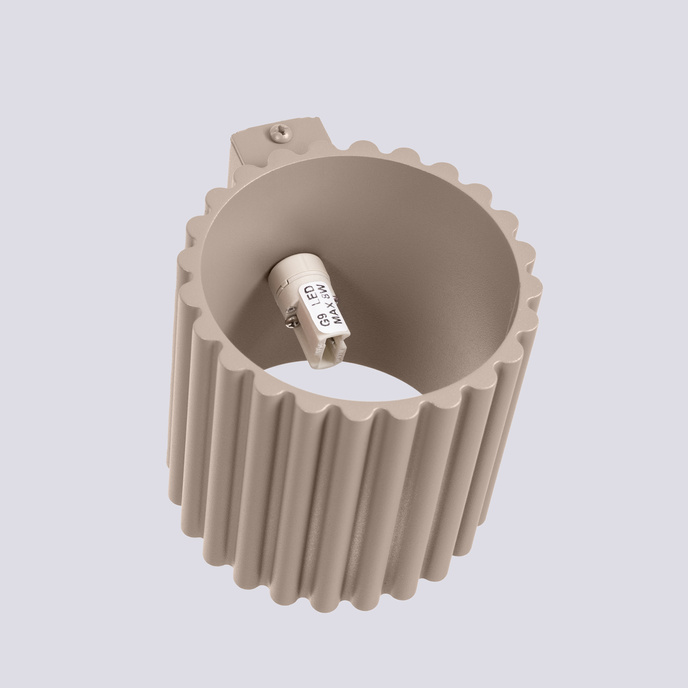 Vägglampa AURA taupe G9