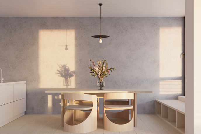 FLAVIO taklampa svart + 1x LED-lampa E27 4000K Cold 7,5W 650lm