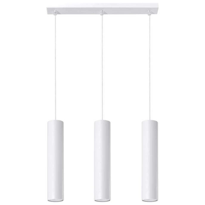 Pendel lampa LAGOS 3L vit
