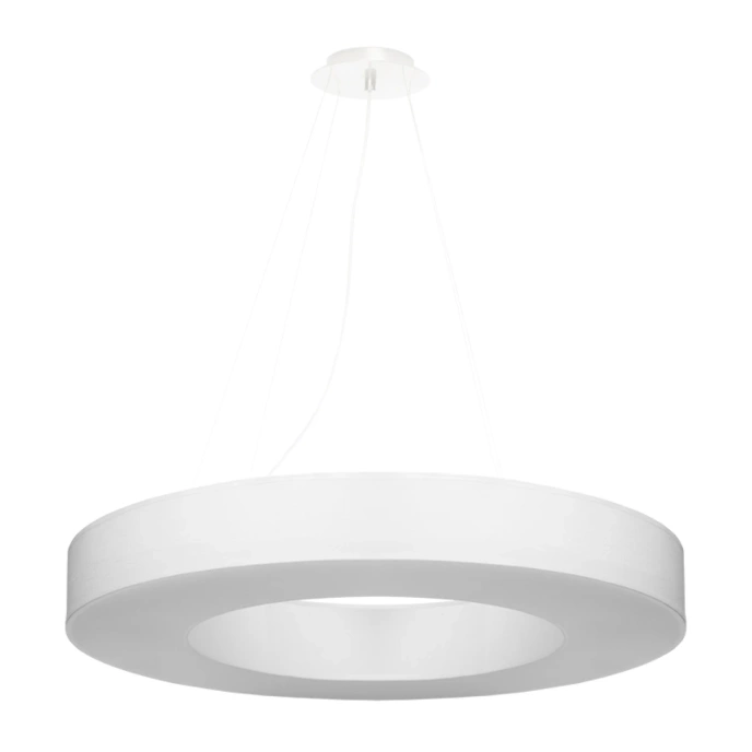 Ljuskrona SATURNO SLIM 70 vit