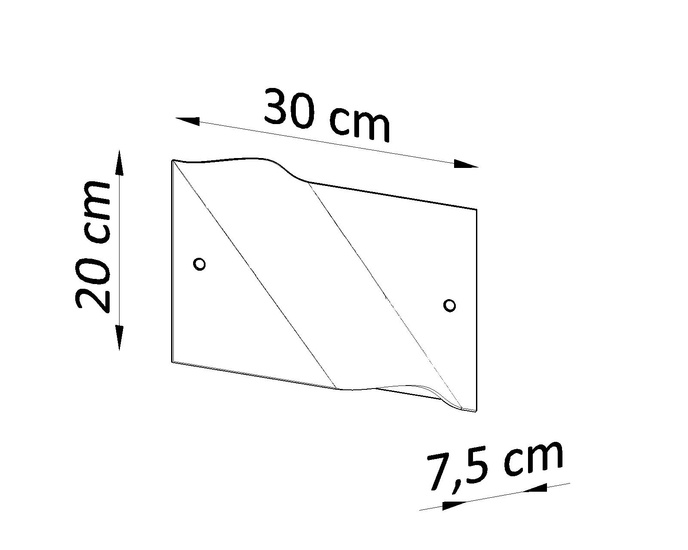 Vägglampa BUBBLE + 1x LED-lampa E27 3000K varm 7,5W 620lm