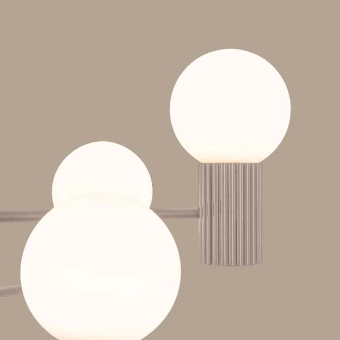 Ljuskrona HALO 6 taupe