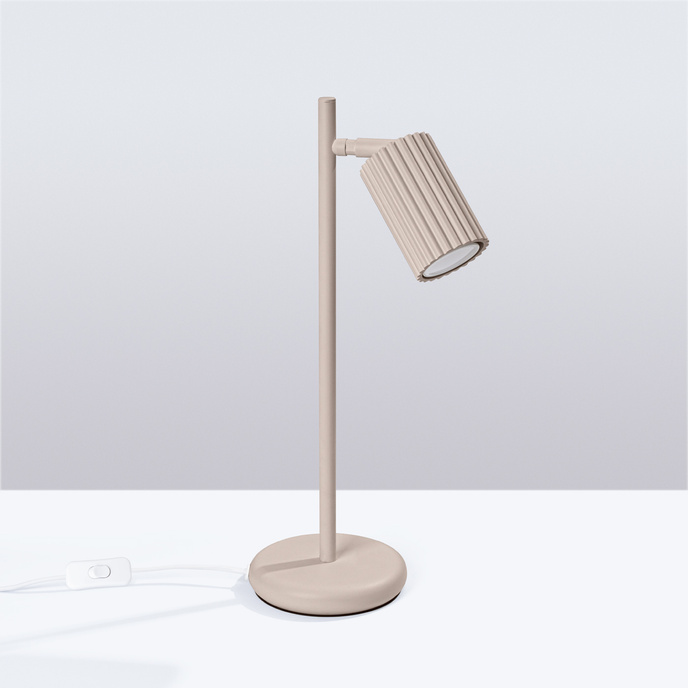 Bordslampa KARBON taupe