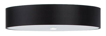 Plafond SKALA 60 svart + 5x LED-lampa E27 4000K Kall 7,5W 650lm