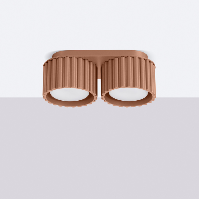 Taklampa AURA 2 mocha Gx53