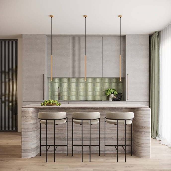 ARCHE 3P taklampa i guld + 3x LED-lampa G9 3000K varm 4,5W 450lm