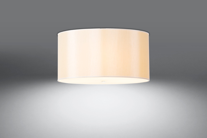 Plafond OTTO 50 vit + 5x LED-lampa E27 4000K Kall 7,5W 650lm