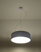 Pendellampa ARENA 35 GREY + 2x LED-lampa E27 3000K varm 7,5W 620lm