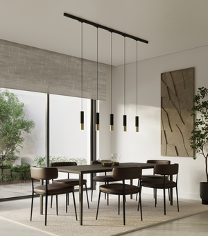 Pendellampa, 5-punkts, 3-fas strömskenesystem, LOOPEZ