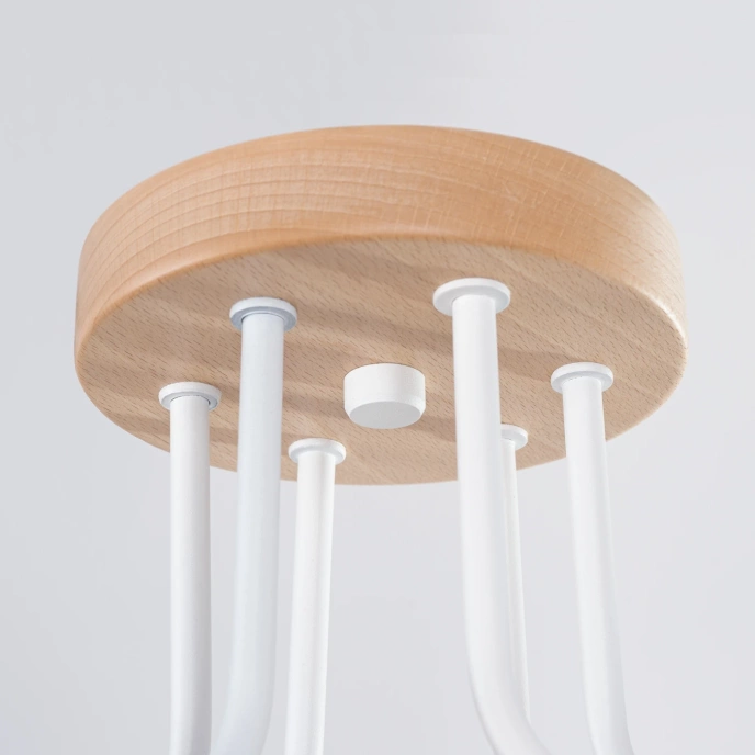 Ljuskrona TIMBO 6 vit