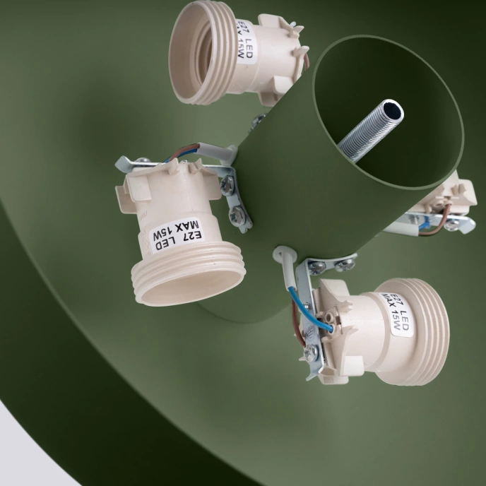 Taklampa OMIQ olivgrön