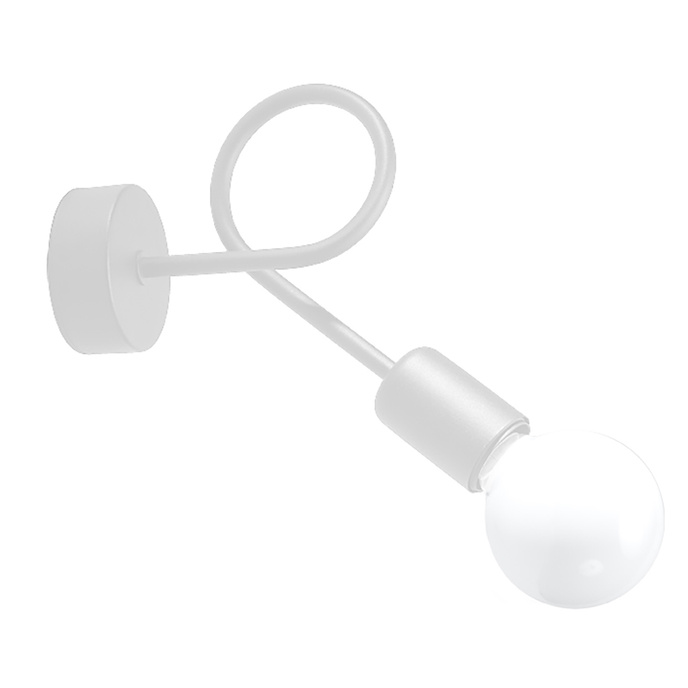 Vägglampa SUPEŁ vit