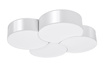 Plafond CIRCLE 4 vit + 8x LED-lampa E27 4000K Kall 7,5W 650lm