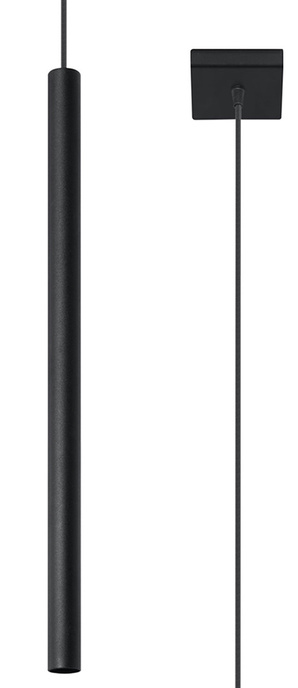 PASTELO 1 taklampa svart + 1x LED-lampa G9 3000K varm 4,5W 510lm