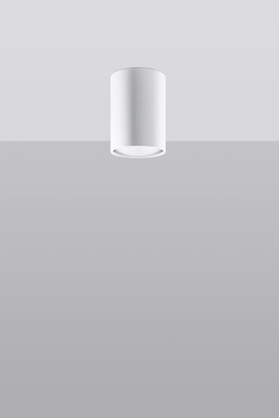 Plafond LAGOS 10 vit +1x LED-lampa GU-10 4000K kall 7W 630lm