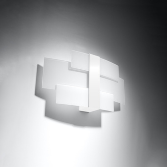 Vägglampa CELIA vit