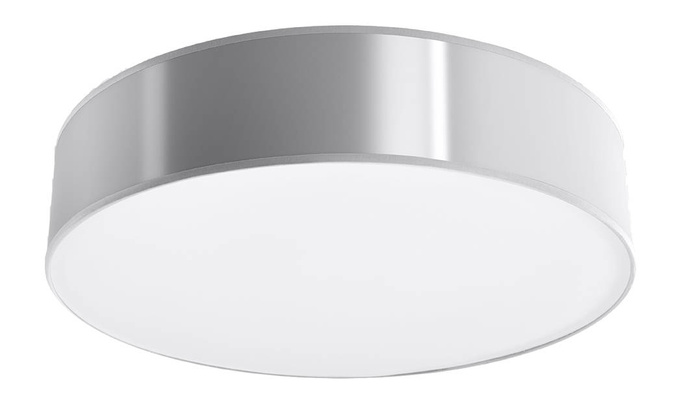 Takplafond ARENA 55 GREY + 4x LED-lampa E27 3000K varm 7,5W 620lm