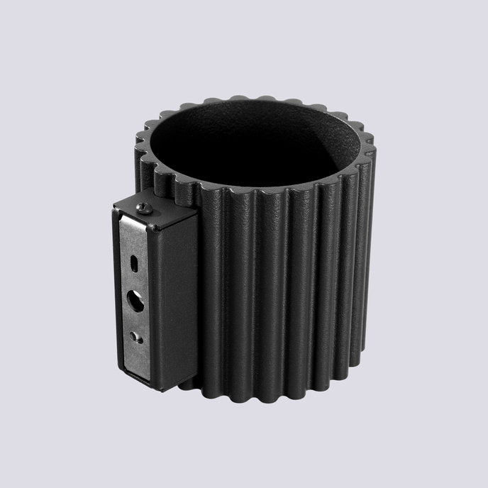 Vägglampa AURA svart G9