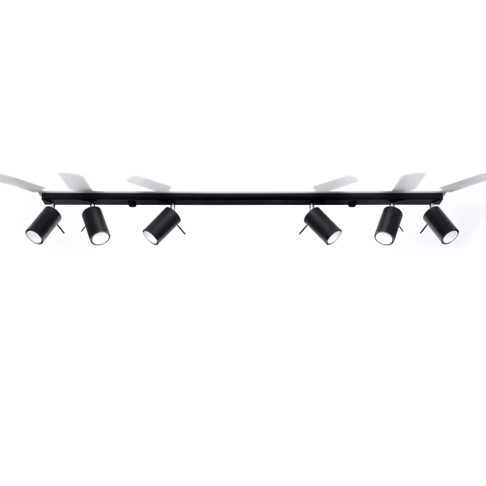 Plafond RING 6L svart