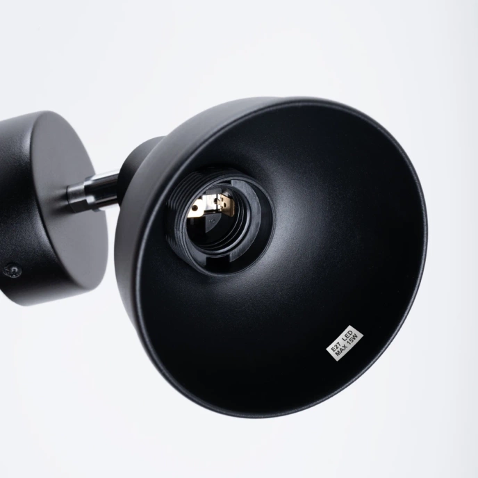 Vägglampa ELBA svart