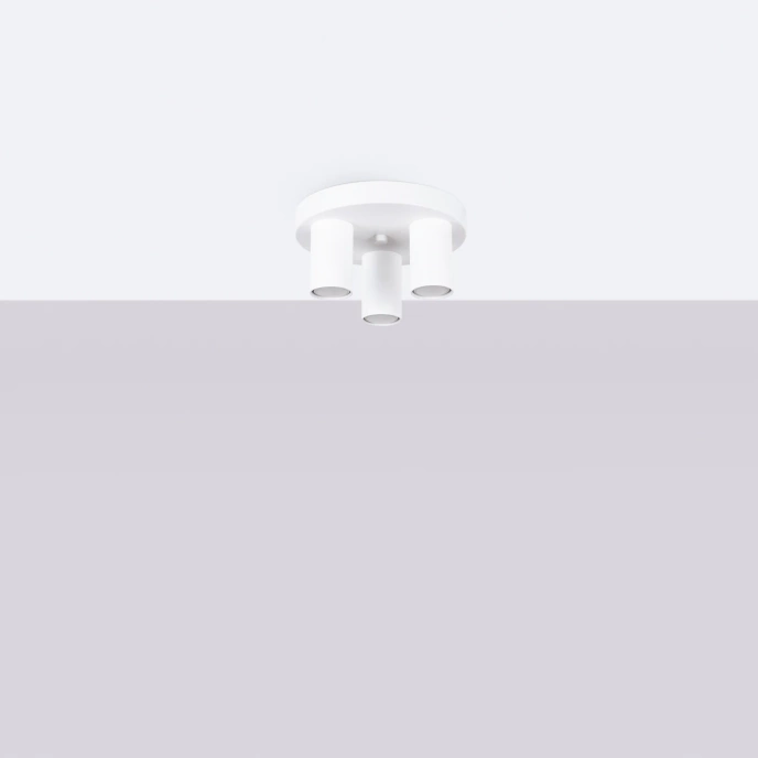 Taklampa LAGOS 3P vit